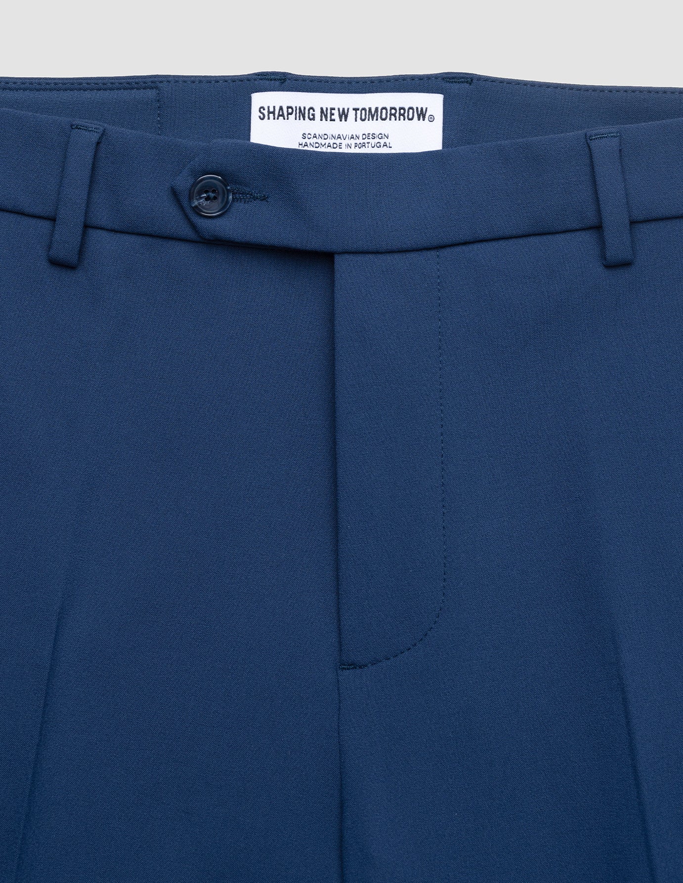Essential Suit Pants Relaxed Fit Marine Blue
